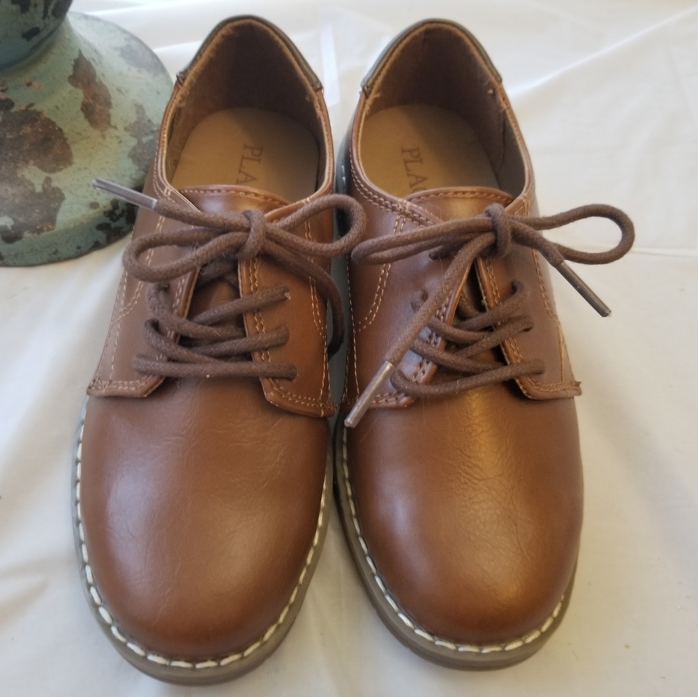 Boys lace up dress shoes